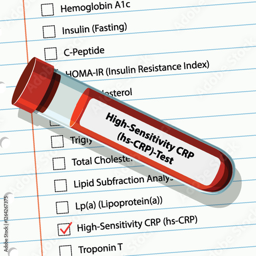 Medical Blood Test Illustration