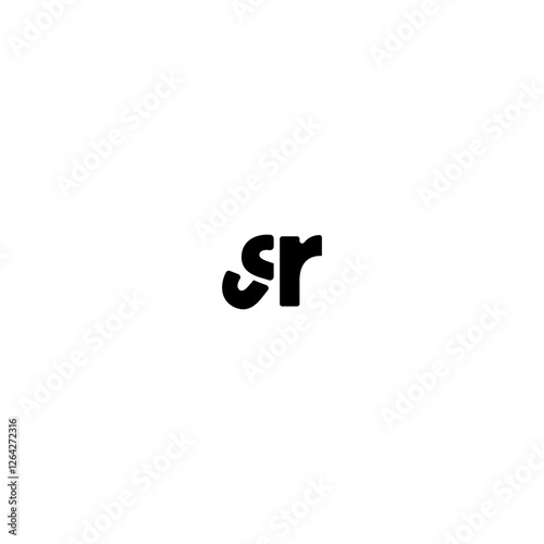 s r letter combination vector logo company design