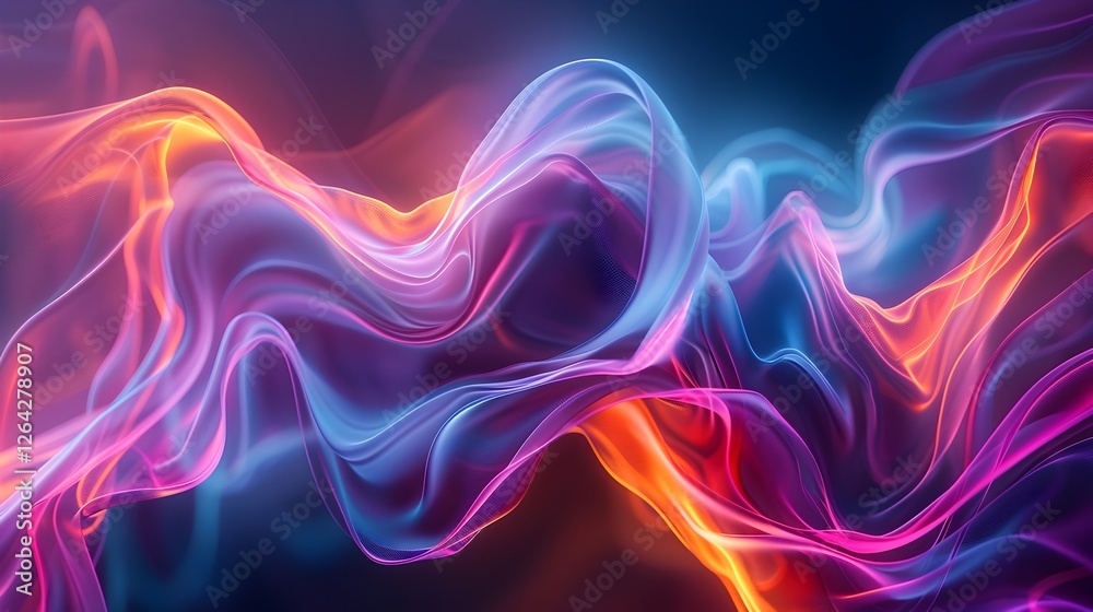 Vibrant Hyper-Detailed Minimal Energy Flow Abstract Background in Vibrant Hyper-Detailed Minimal Energy Flow Abstract Background in
