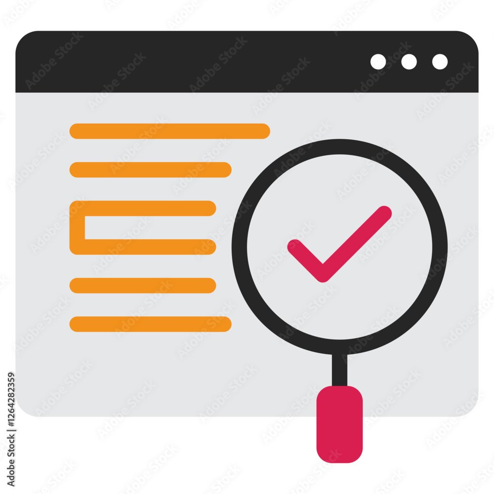 SEO-Friendly Magnifying Glass Icon for Web Design SEO-Friendly Magnifying Glass Icon for Web Design
