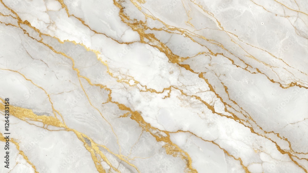Obraz premium White Gold Marble Texture Diagonal Composition, Luxury Design, Elegant Background, Gold Veins Marble Texture, Luxury Background