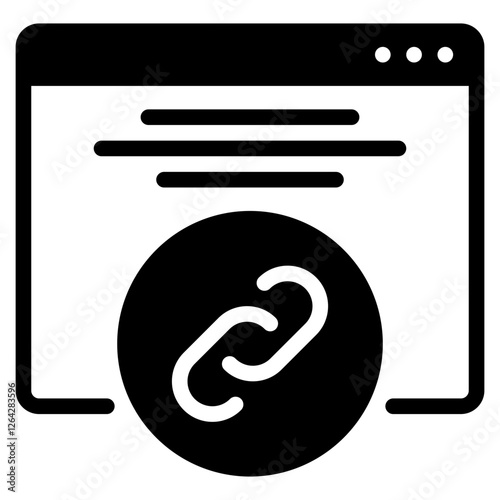 Simple Link Icon for Web Design Resources