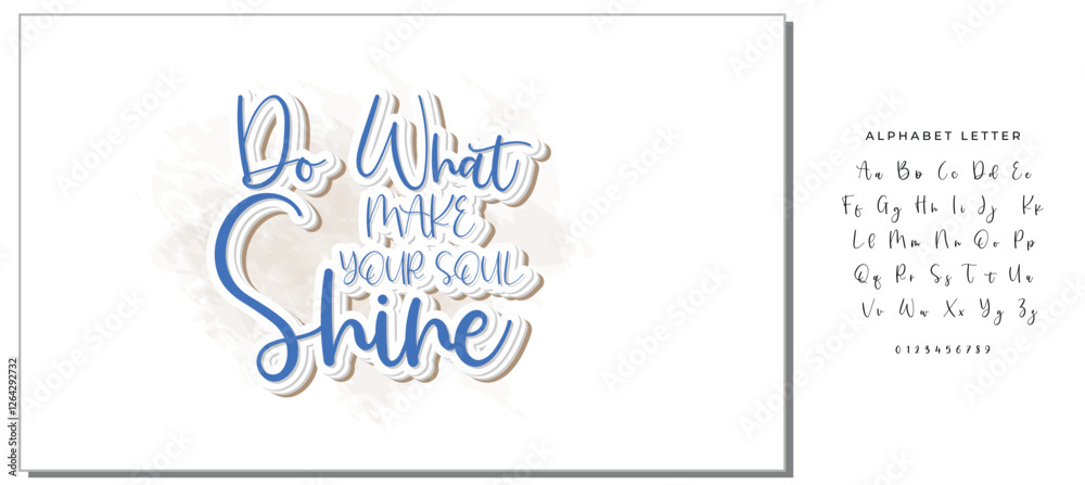 Vector illustration with hand-drawn lettering. Vector illustration with hand-drawn lettering.