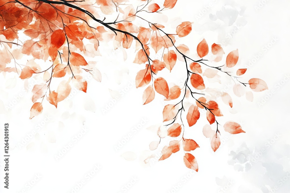 Whispers of Autumn A Watercolor Embrace Autumn Serenity Delicate Leaves in Warm Hues Falling for Fall An Artistic Leaf Collection Whispers of Autumn A Watercolor Embrace Autumn Serenity Delicate Leaves in Warm Hues Falling for Fall An Artistic Leaf Collection
