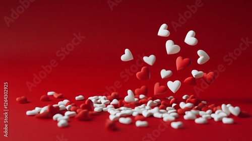 Falling Heart Love Adoration Passion Symbols Visual