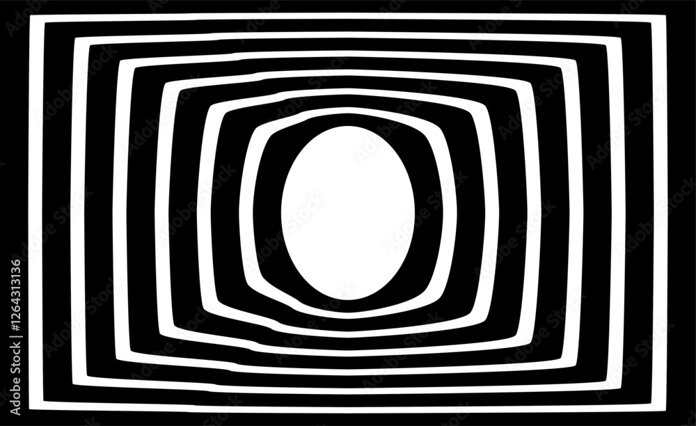 Abstract perspective line stripes with 3d dimensional effect. optical art illusion Abstract perspective line stripes with 3d dimensional effect. optical art illusion