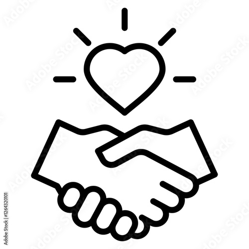 psychological support single icon