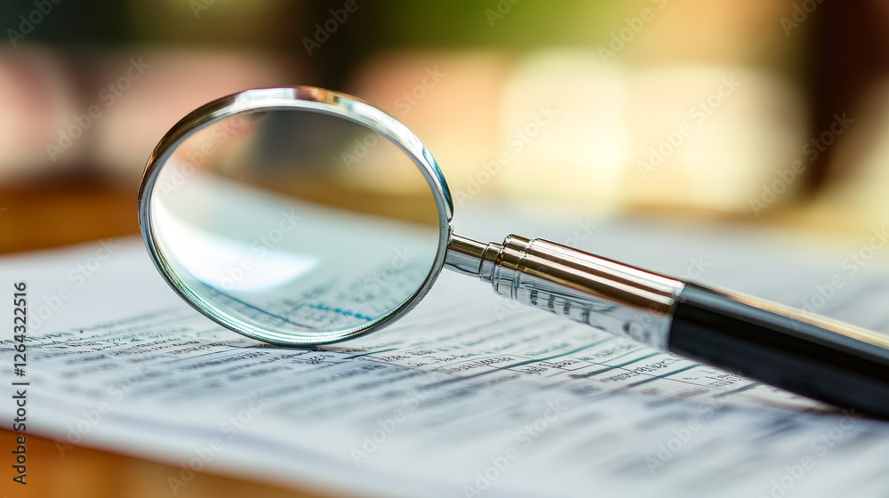 Fototapeta premium Financial audit isometric landing page, business account tax report concept, computer monitor with calendar and column chart, smartphone with analysis application and magnifier, 3d vector web banner