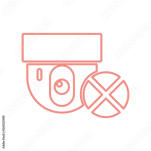 CCTV icon design template