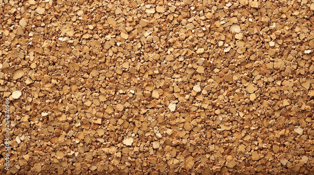 Close-up view of textured cork surface showcasing natural patterns and colors for design use