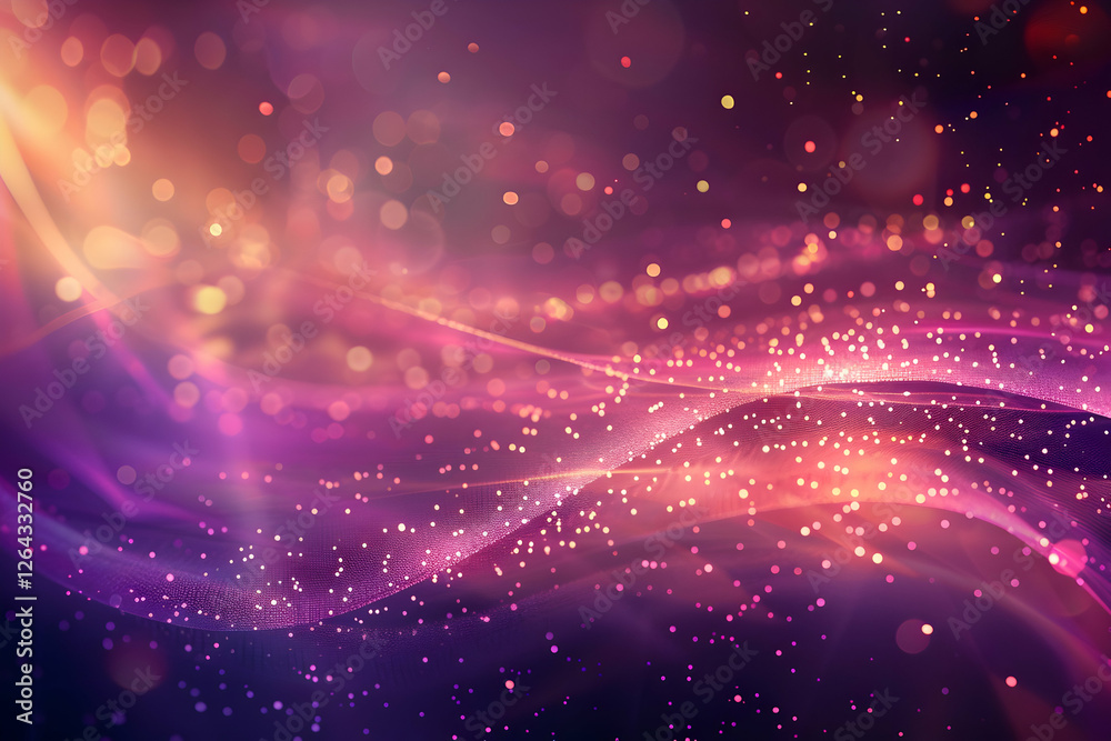 Abstract vibrant background with colorful light trails and sparkles, creating a dreamy atmosphere Abstract vibrant background with colorful light trails and sparkles, creating a dreamy atmosphere
