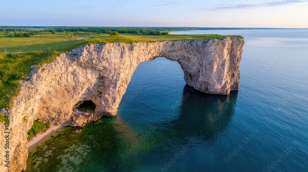 Dramatic Coastal Arch at Sunrise Dramatic Coastal Arch at Sunrise