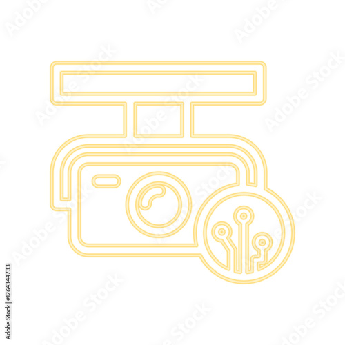 CCTV icon design template