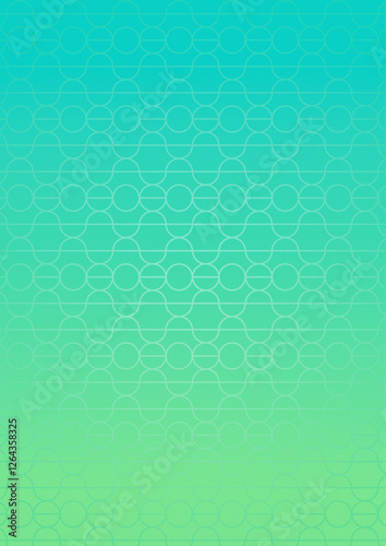 Geometric Gradient Background with Circle Patterns