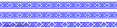 line thia art for frame blue so beautiful in thai art