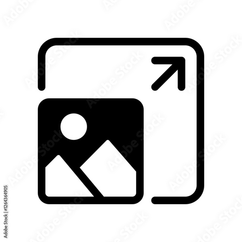 Icon for Image Resizing and Uploading