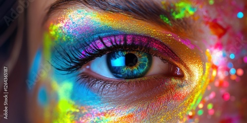 neon streaks  Eye-catching photography bold 