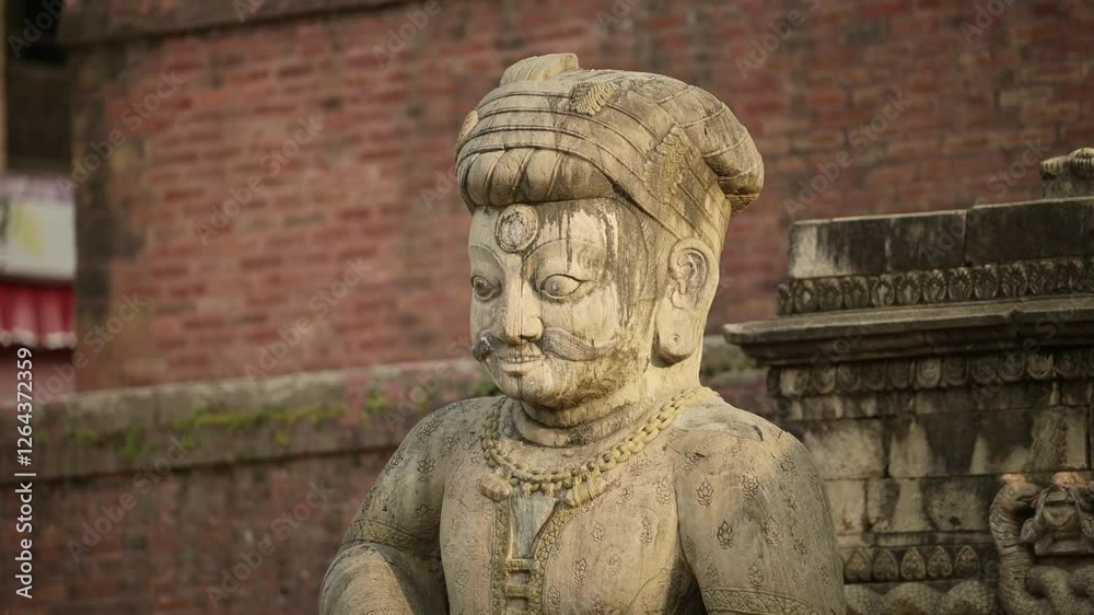 Bhaktapur Stone Statue in a Nepal Temple, Close Up Detail of Statues in Bhaktapur Ancient City Unesco World Heritage Site, a Holy and Sacred Religious Place Popular as a Tourist Destination Bhaktapur Stone Statue in a Nepal Temple, Close Up Detail of Statues in Bhaktapur Ancient City Unesco World Heritage Site, a Holy and Sacred Religious Place Popular as a Tourist Destination