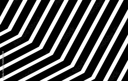 Abstract perspective line stripes pattern with 3d dimensional effect.