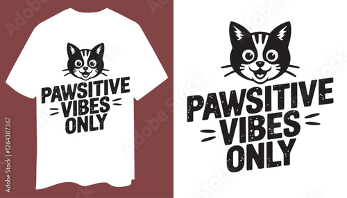 Retro Cat Lover T-Shirt - Purrfectly Vintage