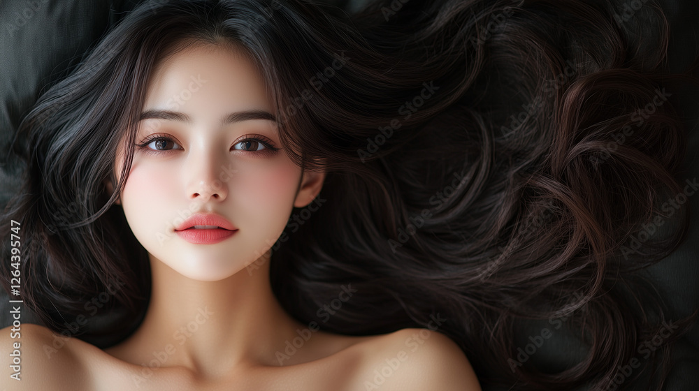 Naklejka premium 美しさ, 顔, モデル, 笑う, ファッション, 人々, 髪の毛, 笑みを浮かべている, 人, ブルネット, シティ, アウトドア, 通り, ライフスタイル, 淑女, 1, 頭, ハピネス, 化粧,女, 美しさ, 髪の毛, モデル, ファッション, 顔, うっとりさせる魅力, 化粧, 人, ドレス, ブルネット, 肌, 唇, 化粧, 淑女, 目, 暗い, 黒, ふしだらな, スタジオ, 好色