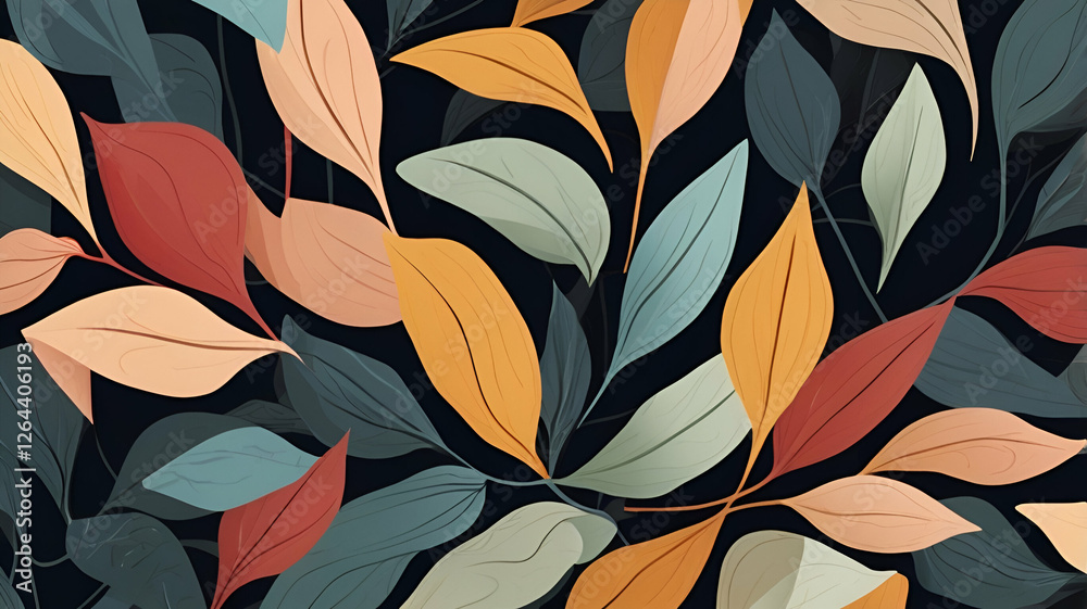 autumn leaves pattern background ia autumn leaves pattern background ia