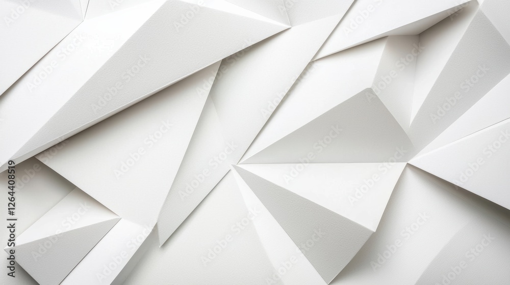 Fototapeta premium Mockup template on creased white paper texture background