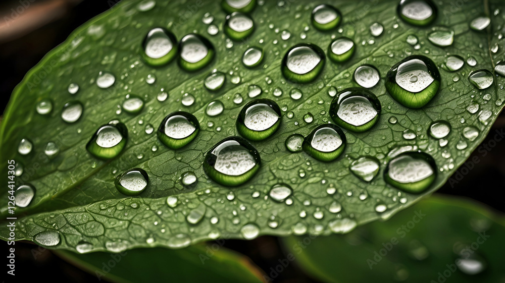 water droplets on green leave white background ai
water droplets on green leave white background ai