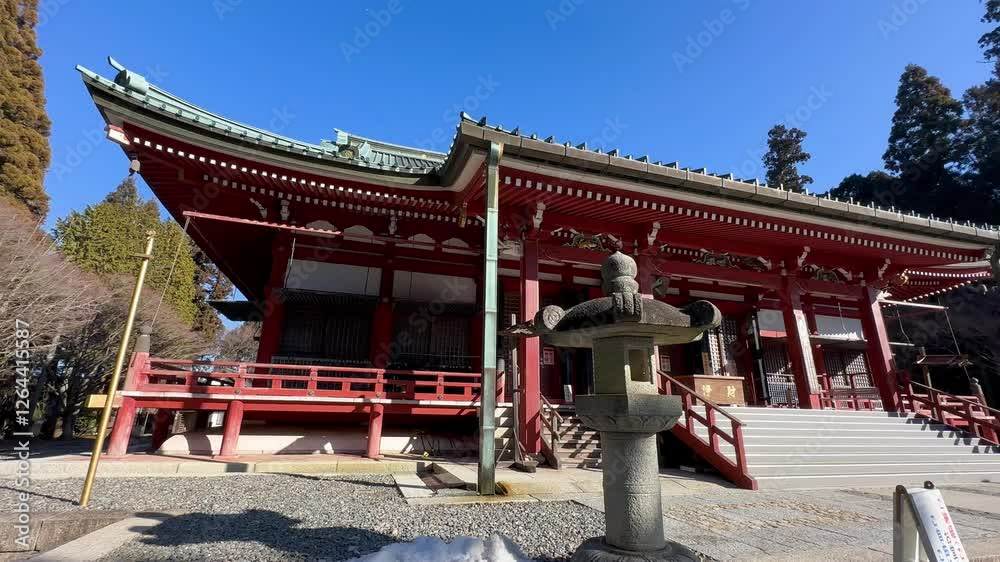 京都の比叡山延暦寺のお寺の風景 京都の比叡山延暦寺のお寺の風景