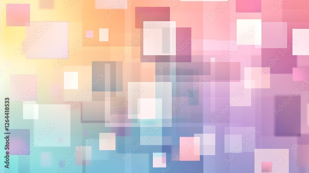Abstract Pastel Squares Geometric Background Design Abstract Pastel Squares Geometric Background Design