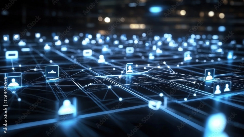 Obraz premium Understanding Customer Segments via Digital Boards and Avatars