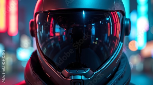 Neon City Astronaut: A Futuristic Vision