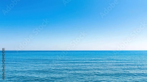 Calm Blue Ocean Under Clear Sky