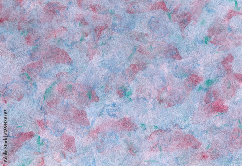 Blue pink watercolor abstract background