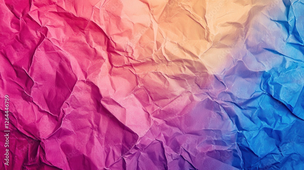 Colorful crumpled paper texture background design (4) Colorful crumpled paper texture background design (4)