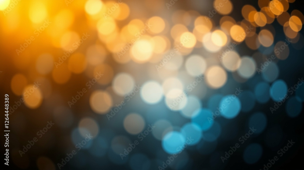 Ethereal luminescence, Abstract bokeh interplay of warm and cool hues Ethereal luminescence, Abstract bokeh interplay of warm and cool hues