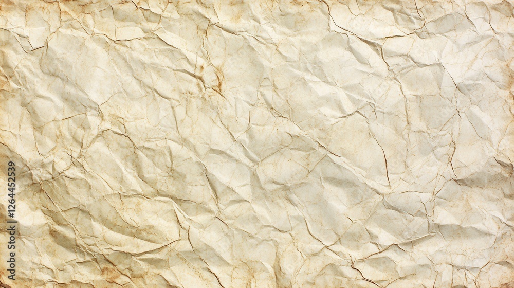 Obraz premium Crumpled, aged paper texture background (12)