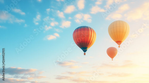 Hot Air Balloons Soaring:  ...