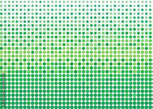 Wallpaper Mural Abstract Green Dot Pattern Background - Evenly Spaced Circles on White Torontodigital.ca