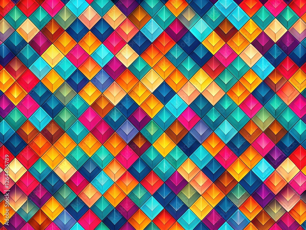 Abstract Seamless Square Pattern Texture Background - Geometric Design Abstract Seamless Square Pattern Texture Background - Geometric Design