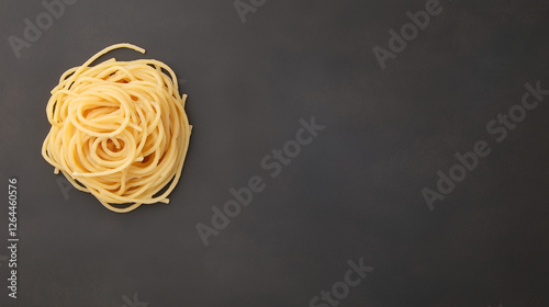 Spaghetti on Dark Backgroun...