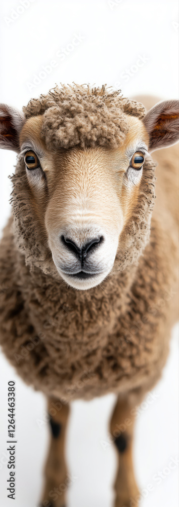Sheep isolated on white background. Sheep isolated on white background.