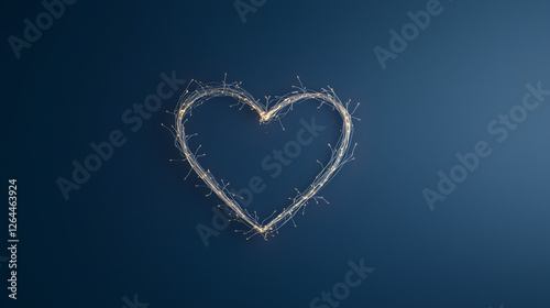 Sparkling Heart: A heart sh...