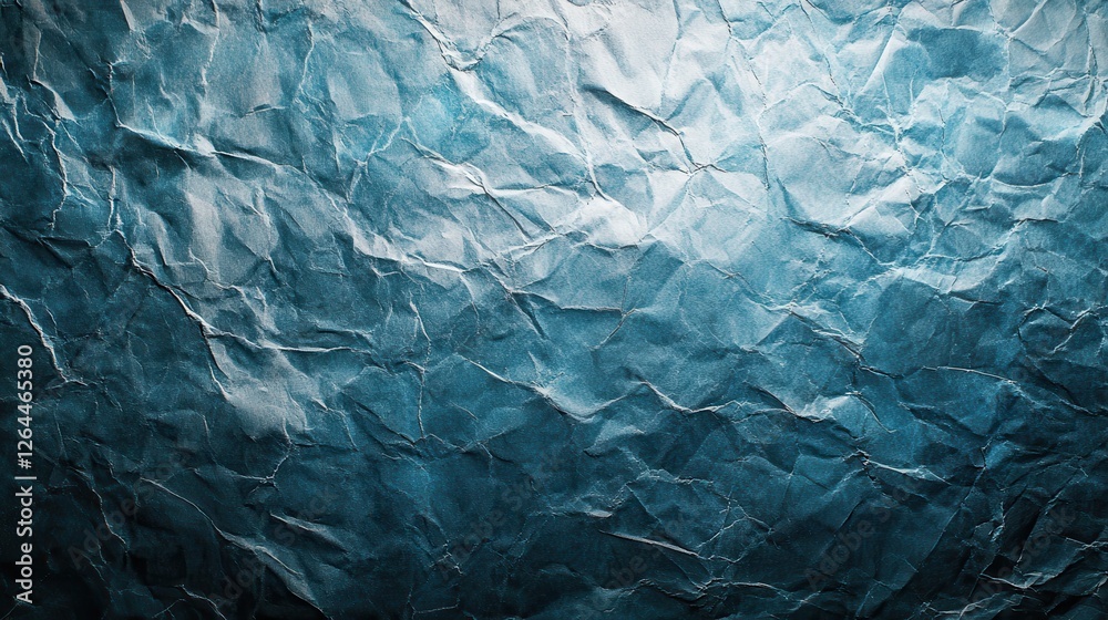Obraz premium Crumpled blue paper texture background (13)