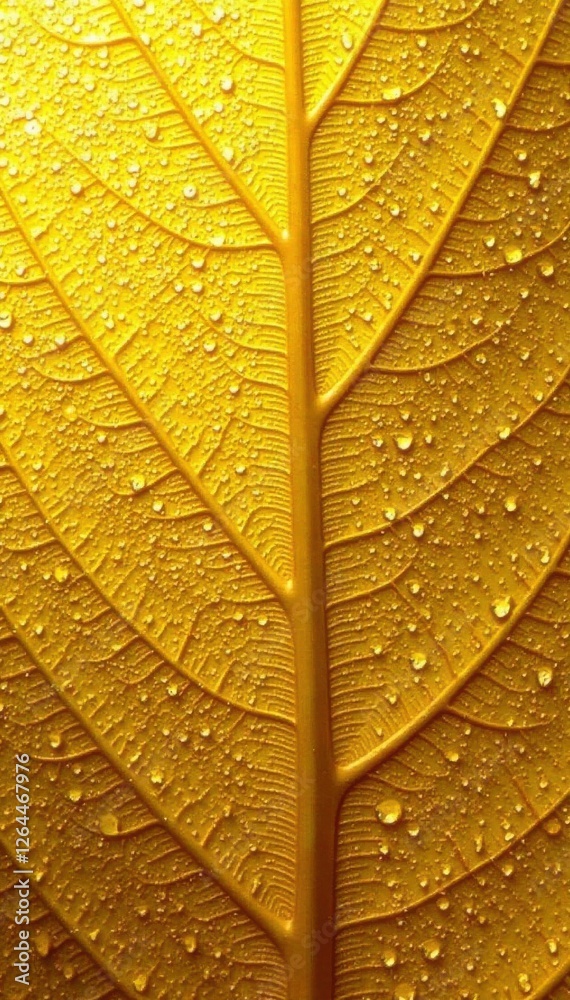 Fototapeta premium Yellow gold leaf texture for background , metallic textures, golden backgrounds, interior design elements