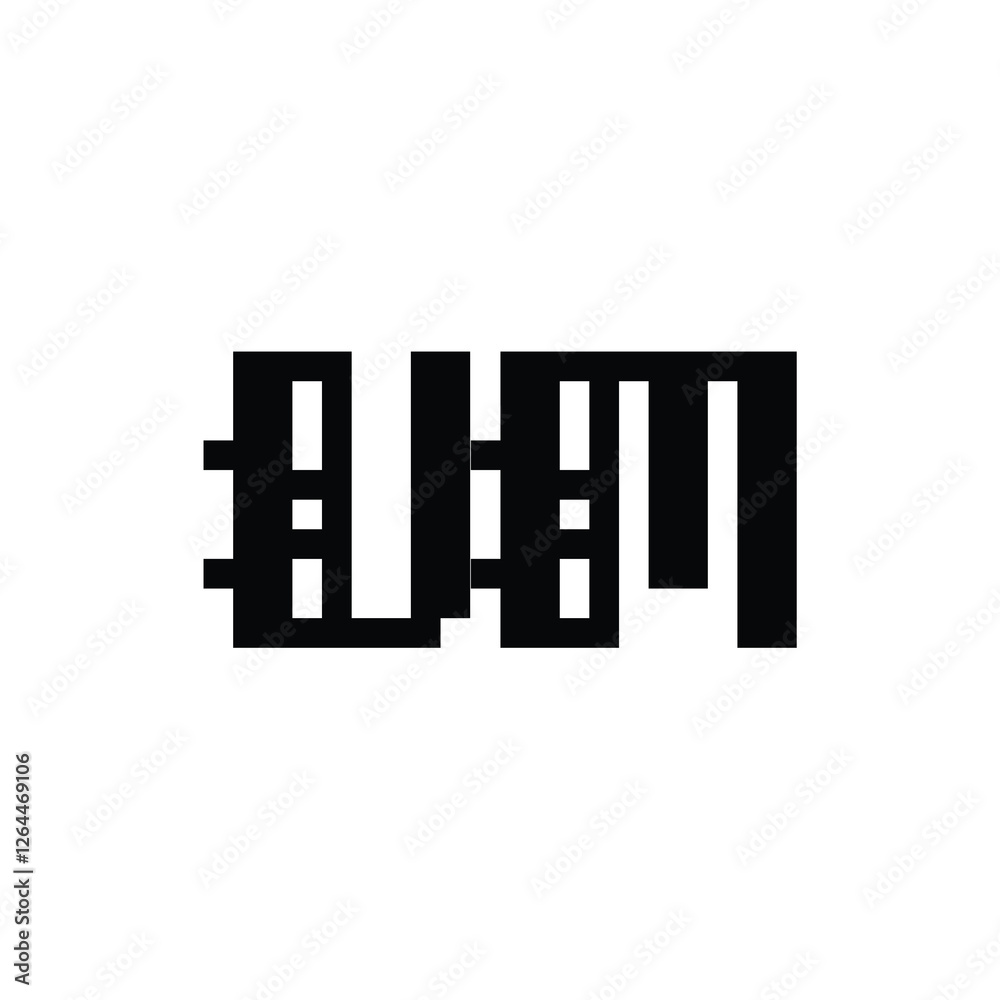 VM monogram logo design letter text name symbol monochrome logotype alphabet character simple logo VM monogram logo design letter text name symbol monochrome logotype alphabet character simple logo