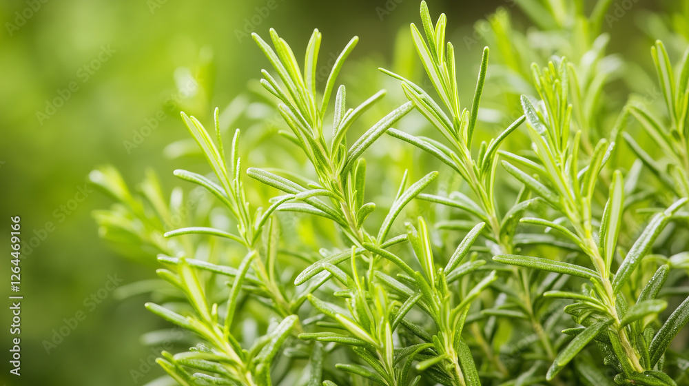 Rosemary Close Up: A vibrant close-up of rosemary sprigs, showcasing the plant's aromatic needles in a soft, green hue. The lush foliage evokes a sense of freshness and natural beauty. Rosemary Close Up: A vibrant close-up of rosemary sprigs, showcasing the plant's aromatic needles in a soft, green hue. The lush foliage evokes a sense of freshness and natural beauty.