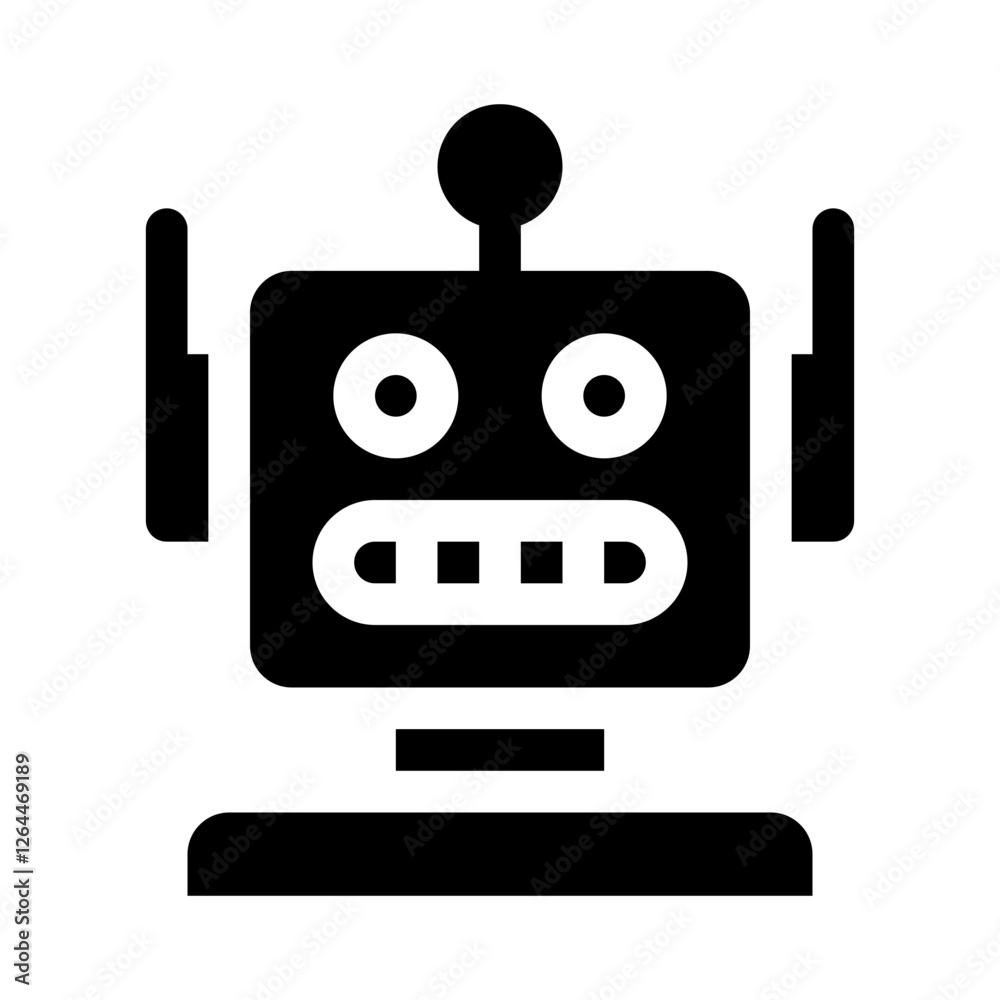 Fototapeta premium coding skills glyph icon