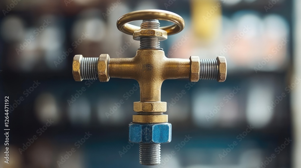 Brass valve opened for air release during priming Brass valve opened for air release during priming