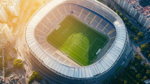 Aerial View of Stadium: An ...